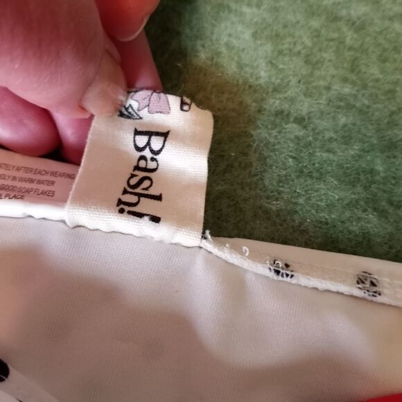 Beach Bash S Pockets Lined White Black Polka Dots Women's Swim Shorts - Picture 3 of 9